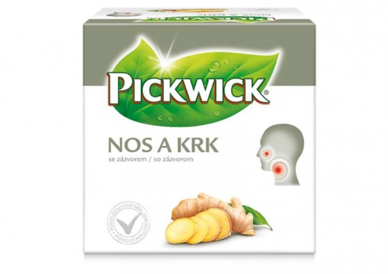 Pickwick čajem proti letní chřipce nebo angíně